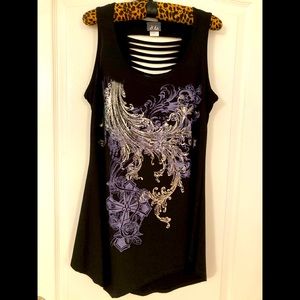 Black Dress cutouts on the back SZ Large